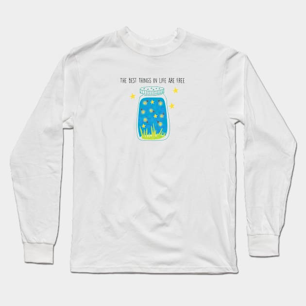 Fireflies Long Sleeve T-Shirt by tfinn